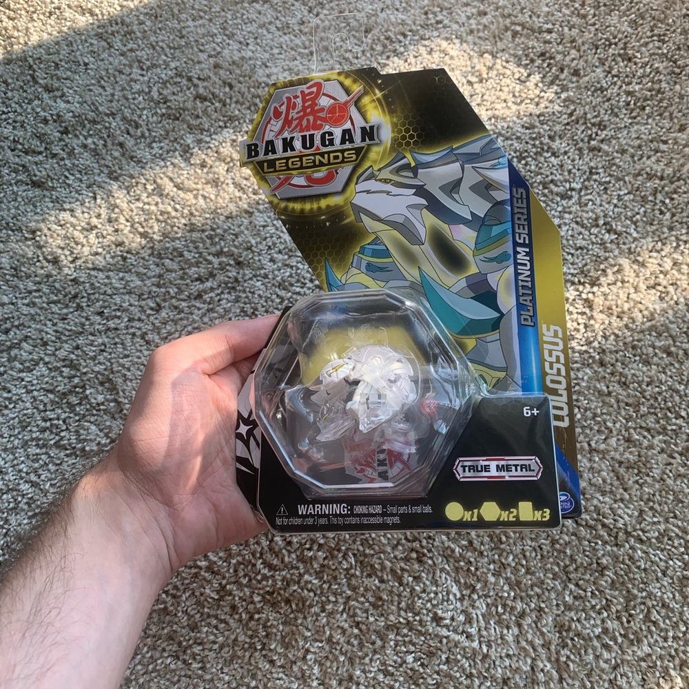 Bakugan Legends Platinum Haos DIAMOND COLOSSUS Chase Figure w Gate Card